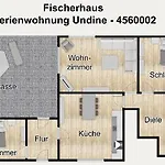 Lejlighed Fischerhaus - Undine Borkum